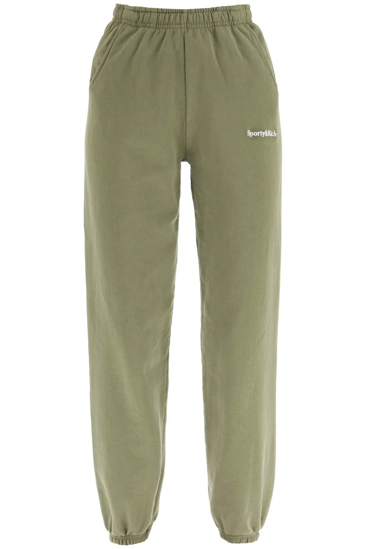 Sporty & Rich Logo Embroidered Sweatpants
