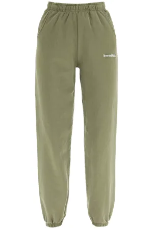 Sporty & Rich Logo Embroidered Sweatpants