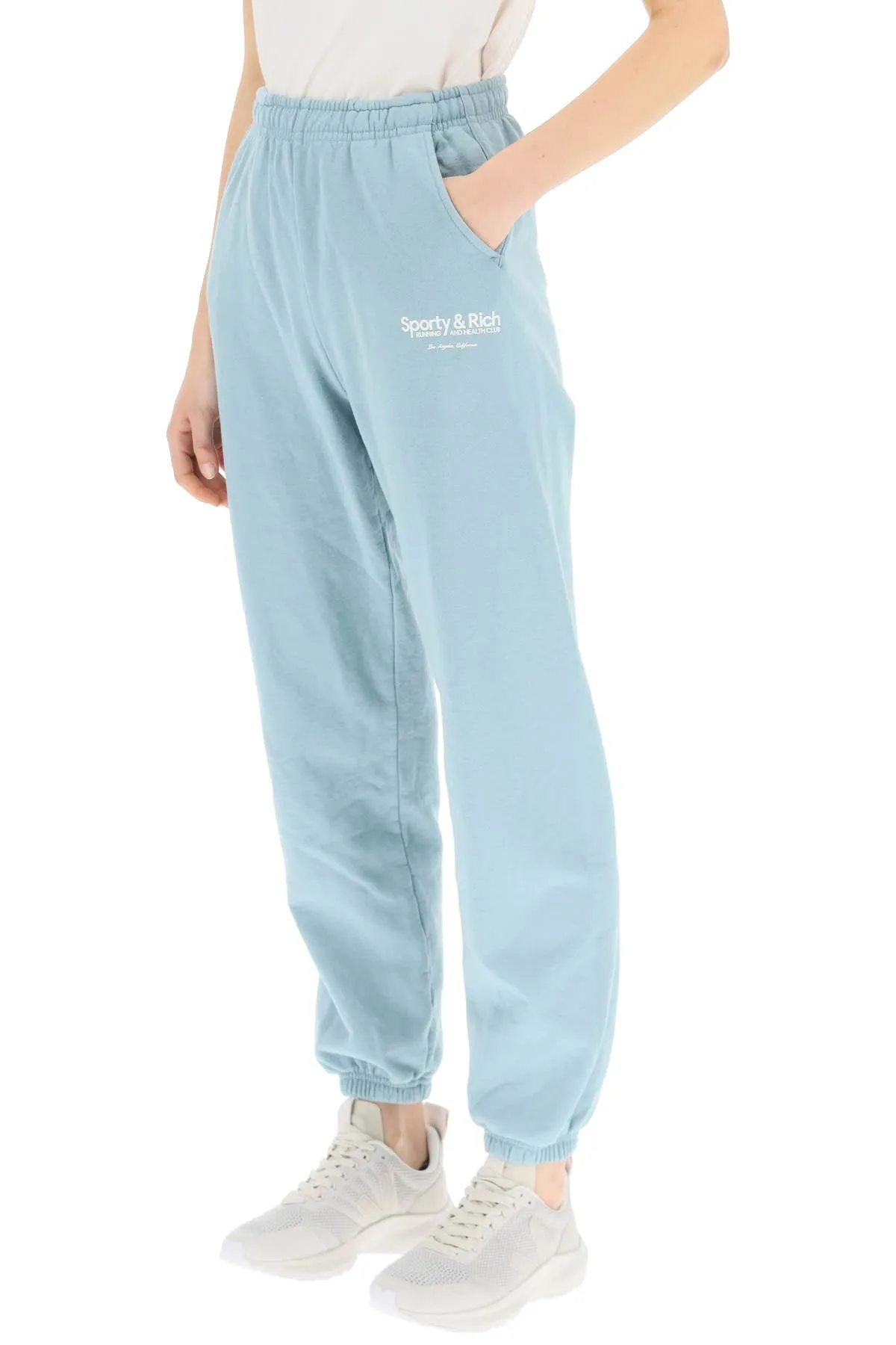 Sporty & Rich Logo-Printed Elasticated Waist Track Pants