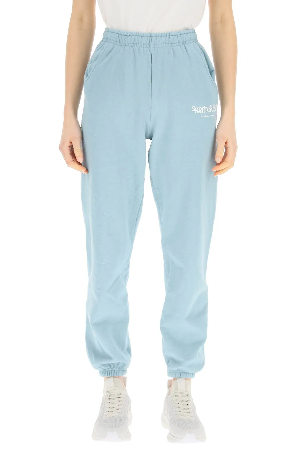 Sporty & Rich Logo-Printed Elasticated Waist Track Pants