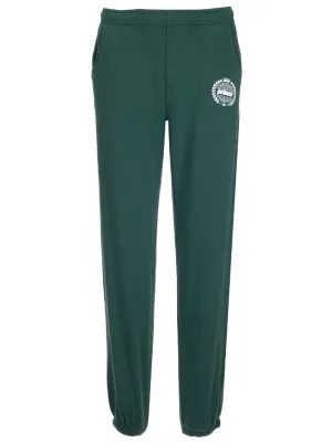 Sporty & Rich Logo Printed Straight Leg Trousers