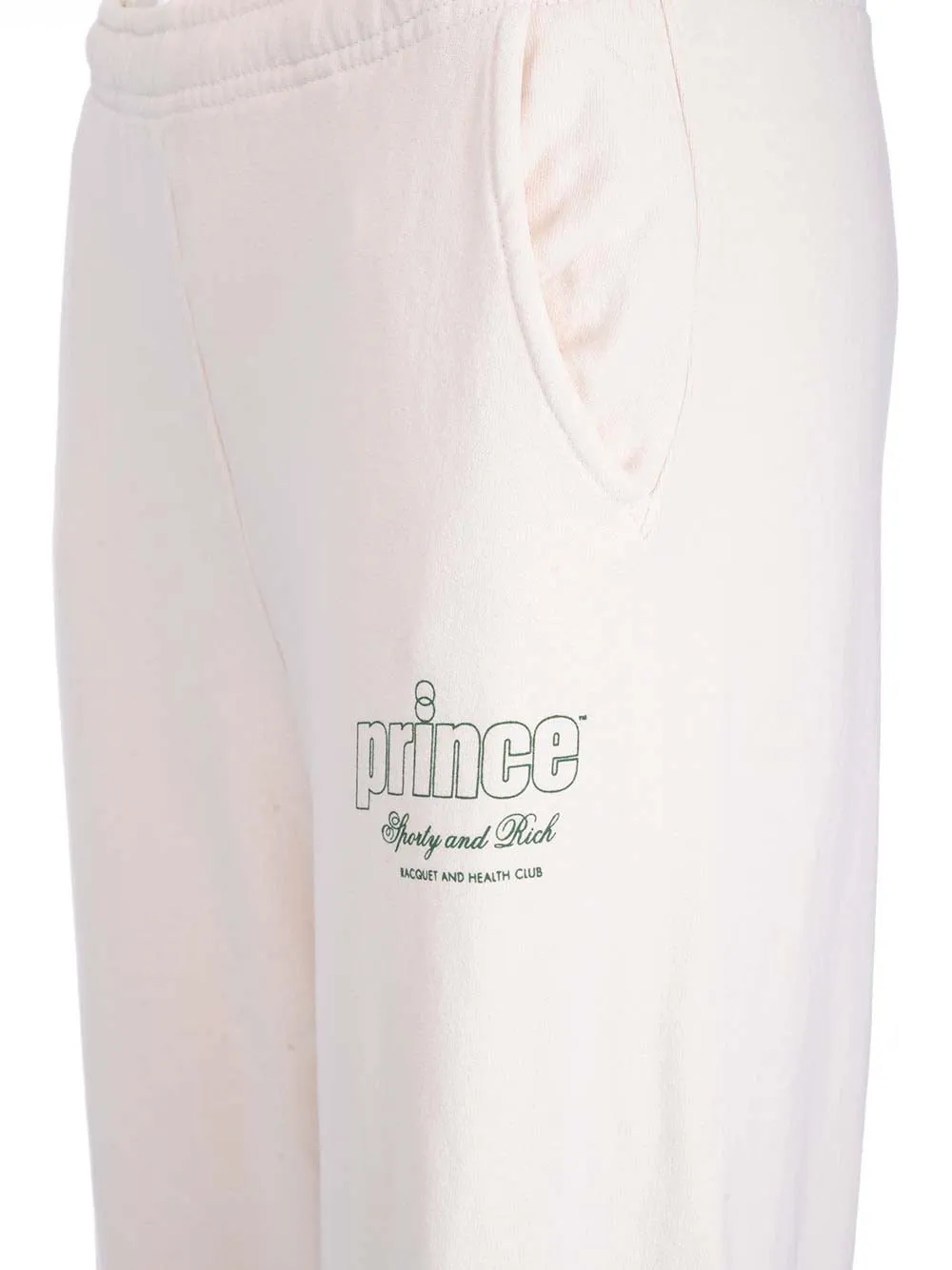 Sporty & Rich Logo Printed Straight Leg Trousers