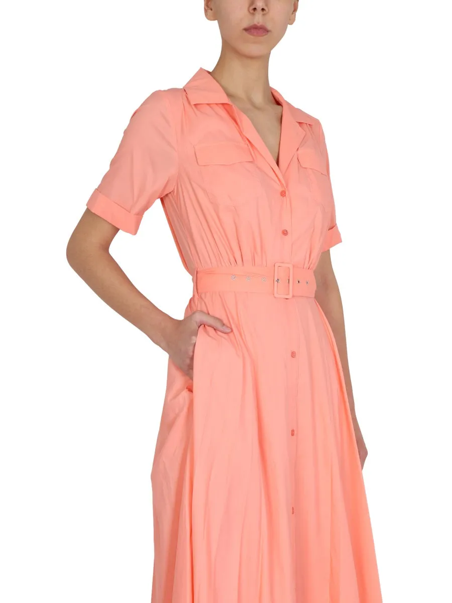Staud Millie Short-Sleeved Maxi Dress