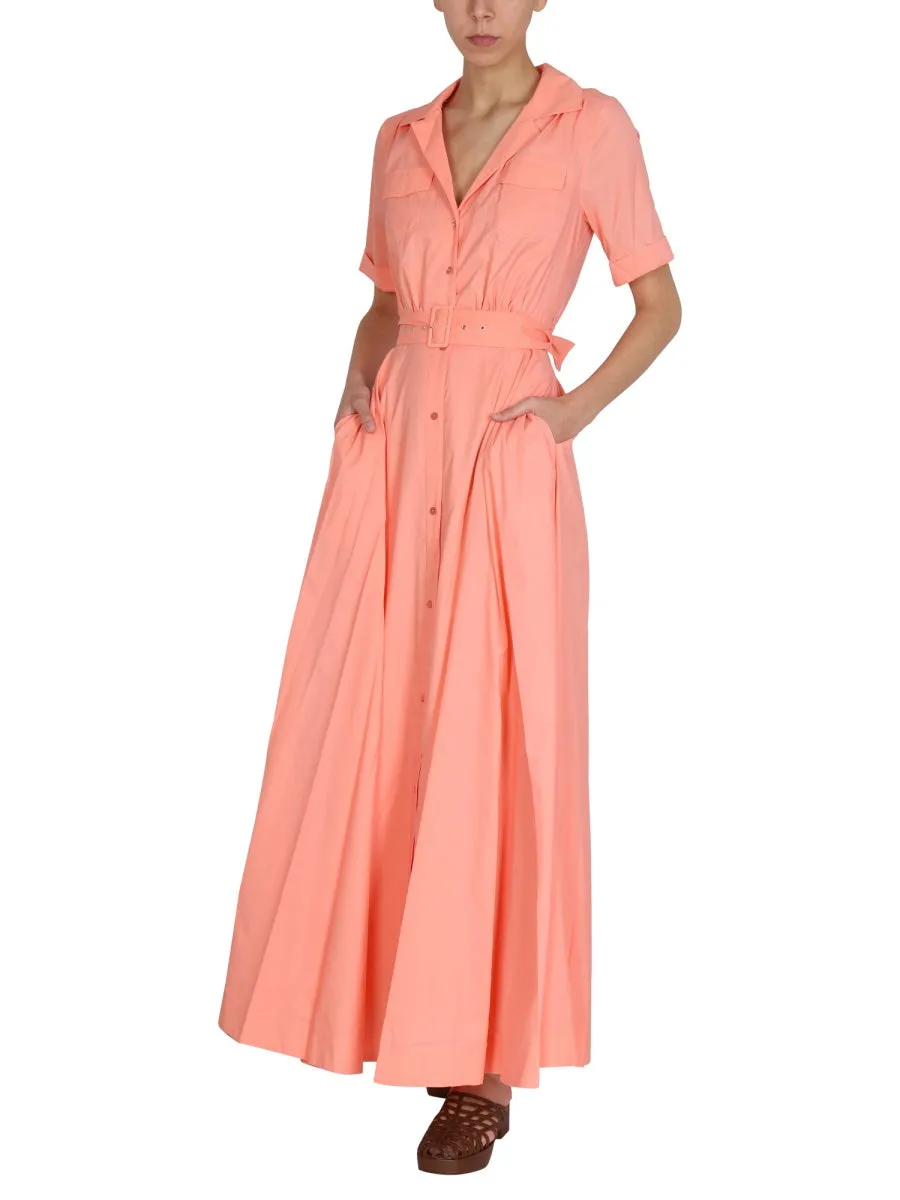 Staud Millie Short-Sleeved Maxi Dress
