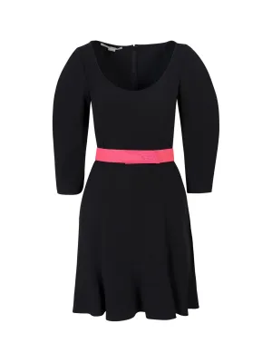 Stella McCartney Belt Flared Mini Dress
