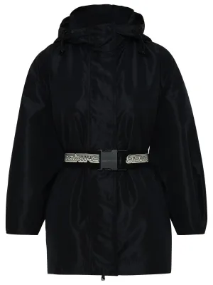Stella McCartney Drawstring Hooded Belt Jacket