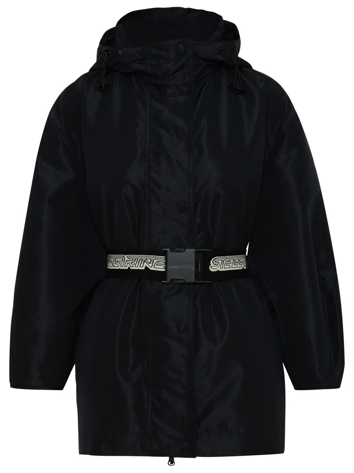 Stella McCartney Drawstring Hooded Belt Jacket