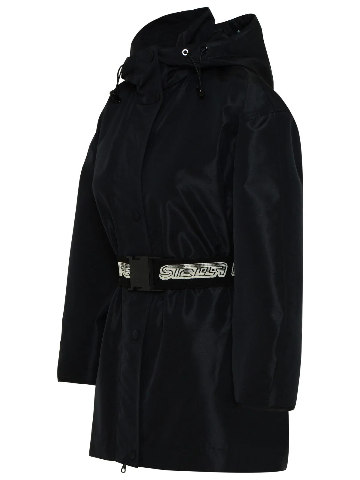 Stella McCartney Drawstring Hooded Belt Jacket