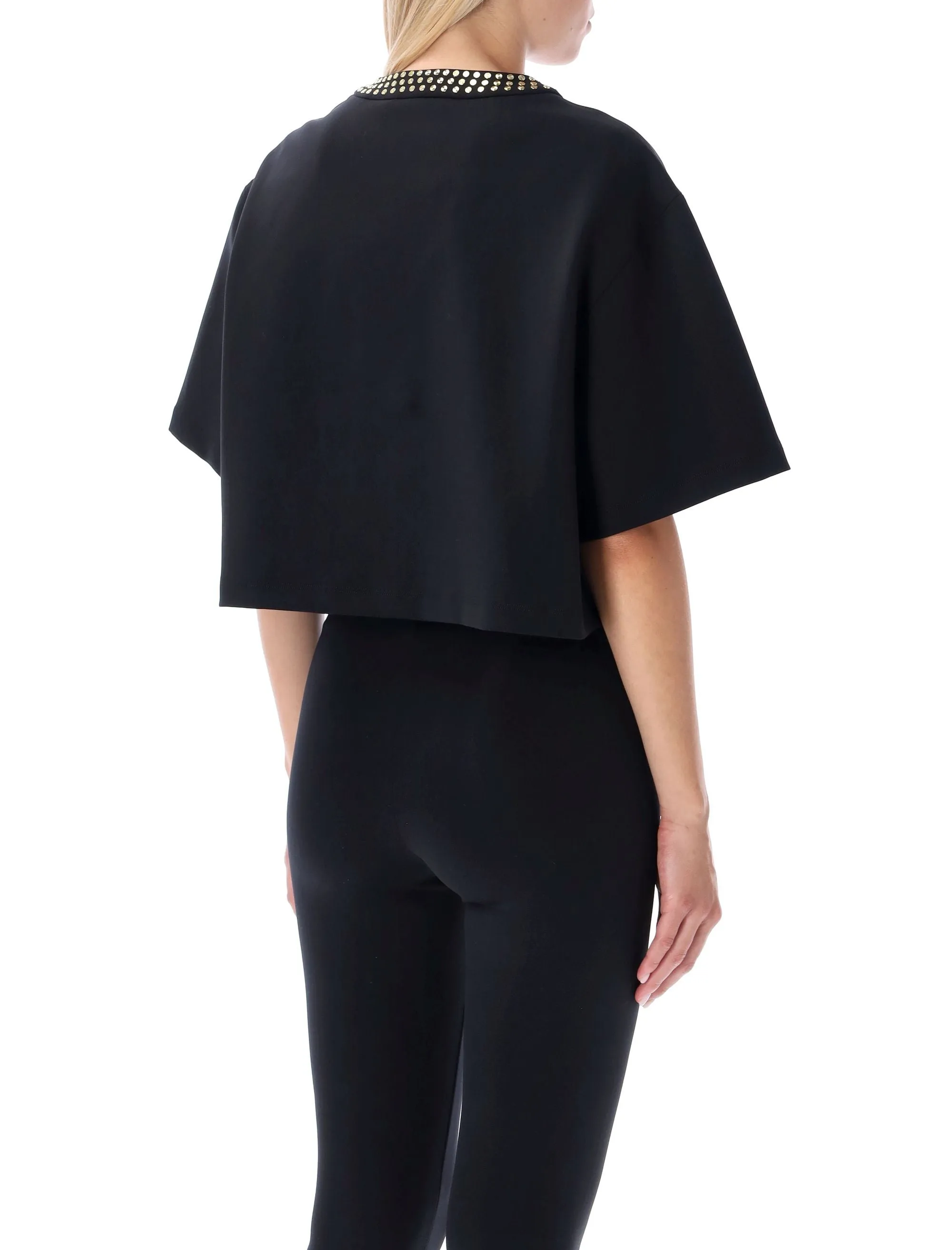 Stella McCartney Embellished Cropped T-Shirt