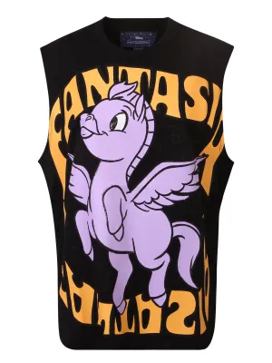 Stella McCartney Graphic Printed Sleeveless T-Shirt