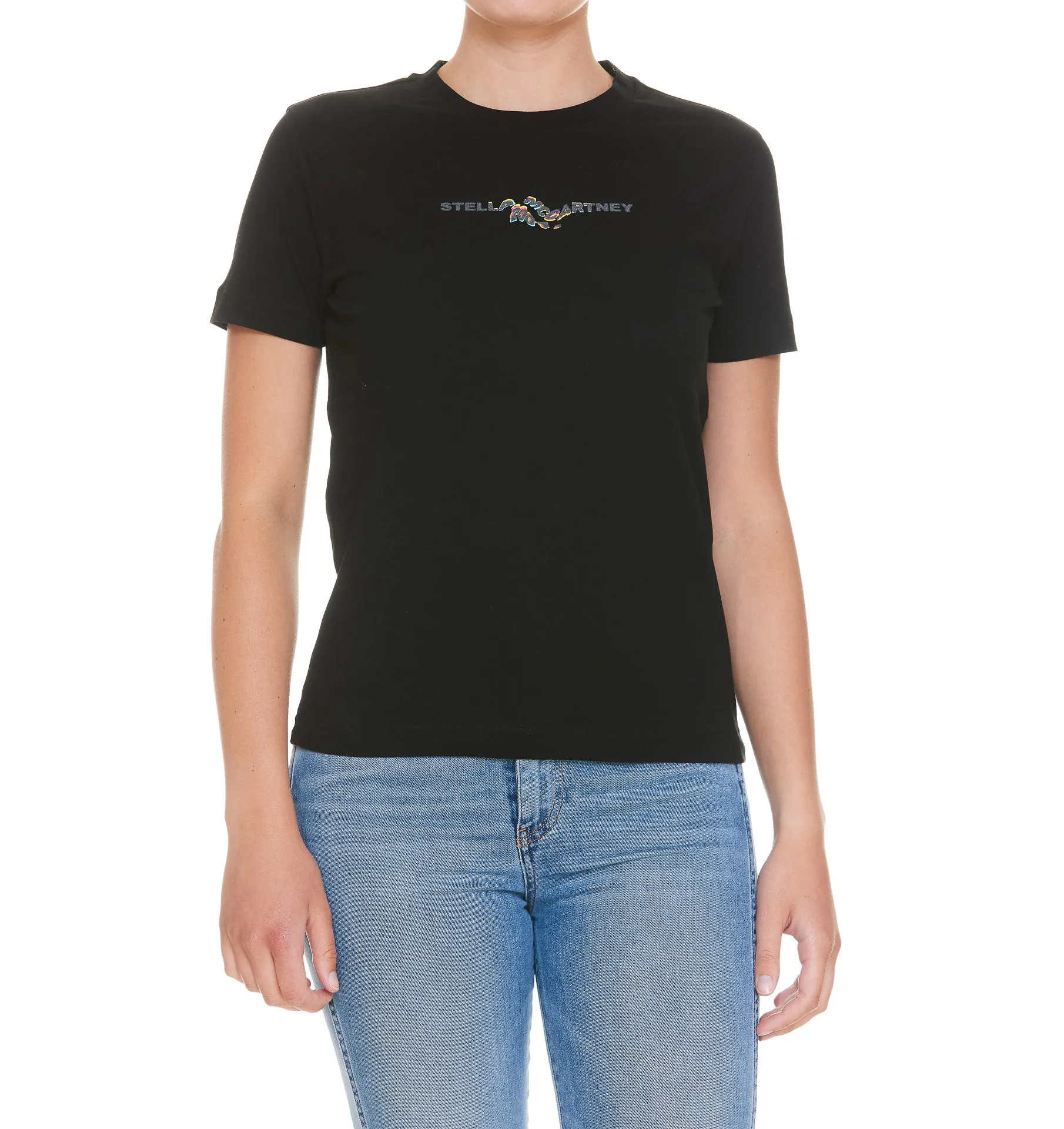 Stella McCartney Logo Printed Crewneck T-Shirt
