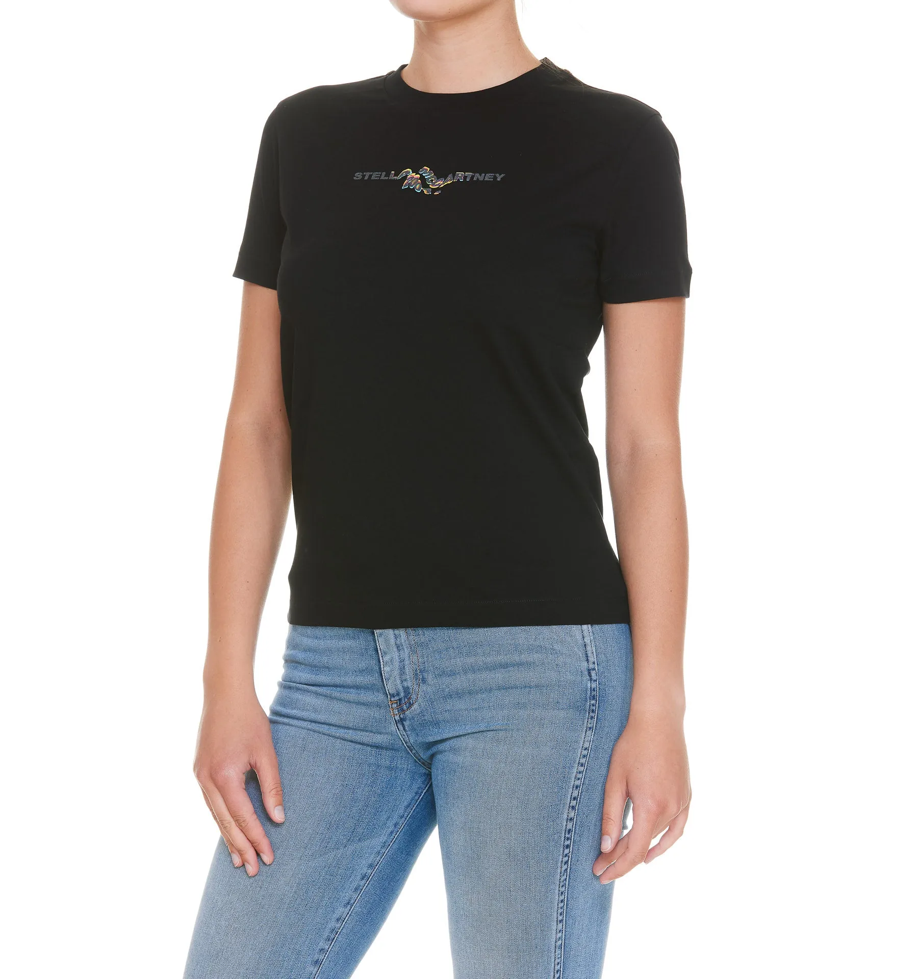 Stella McCartney Logo Printed Crewneck T-Shirt