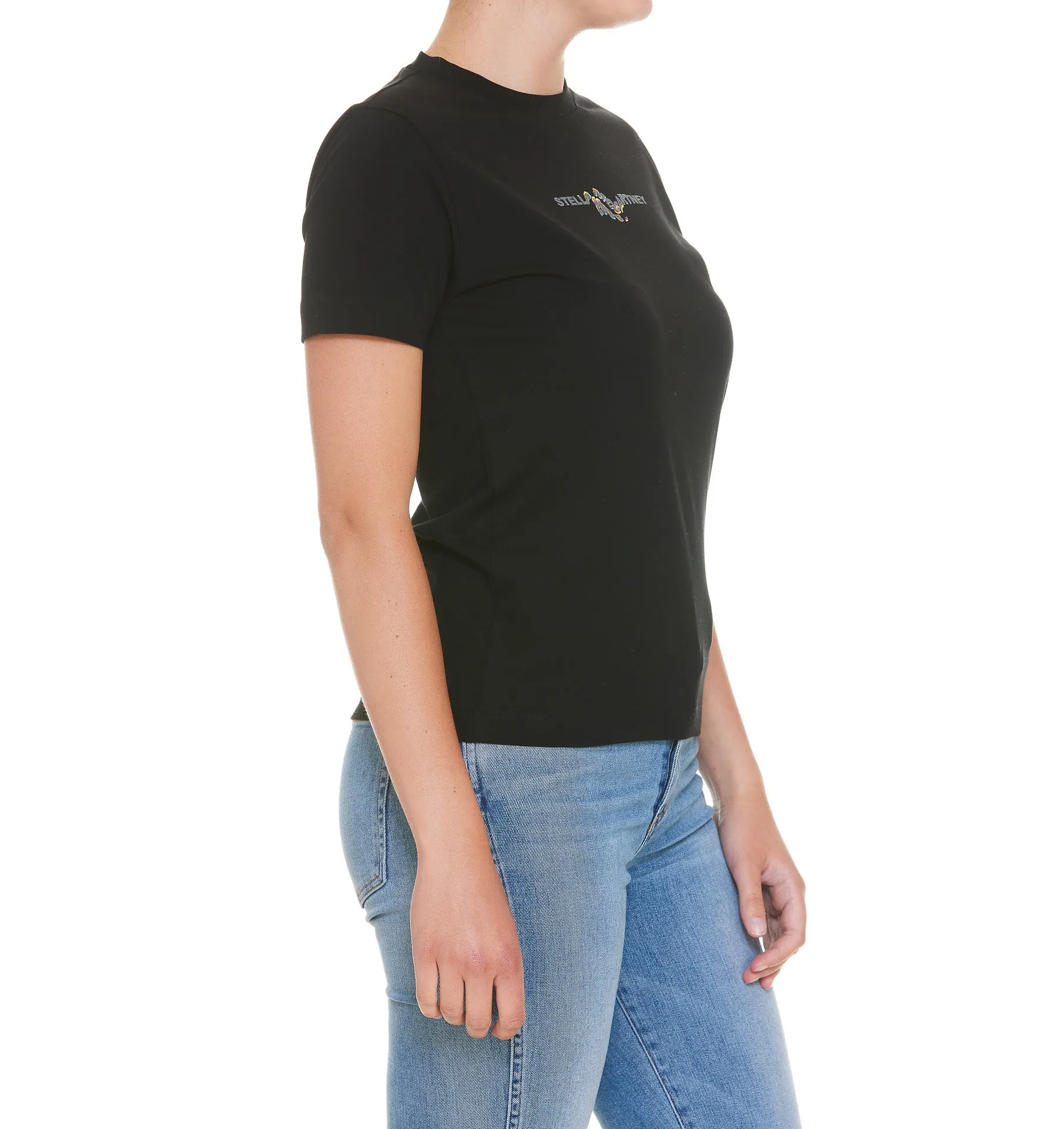 Stella McCartney Logo Printed Crewneck T-Shirt