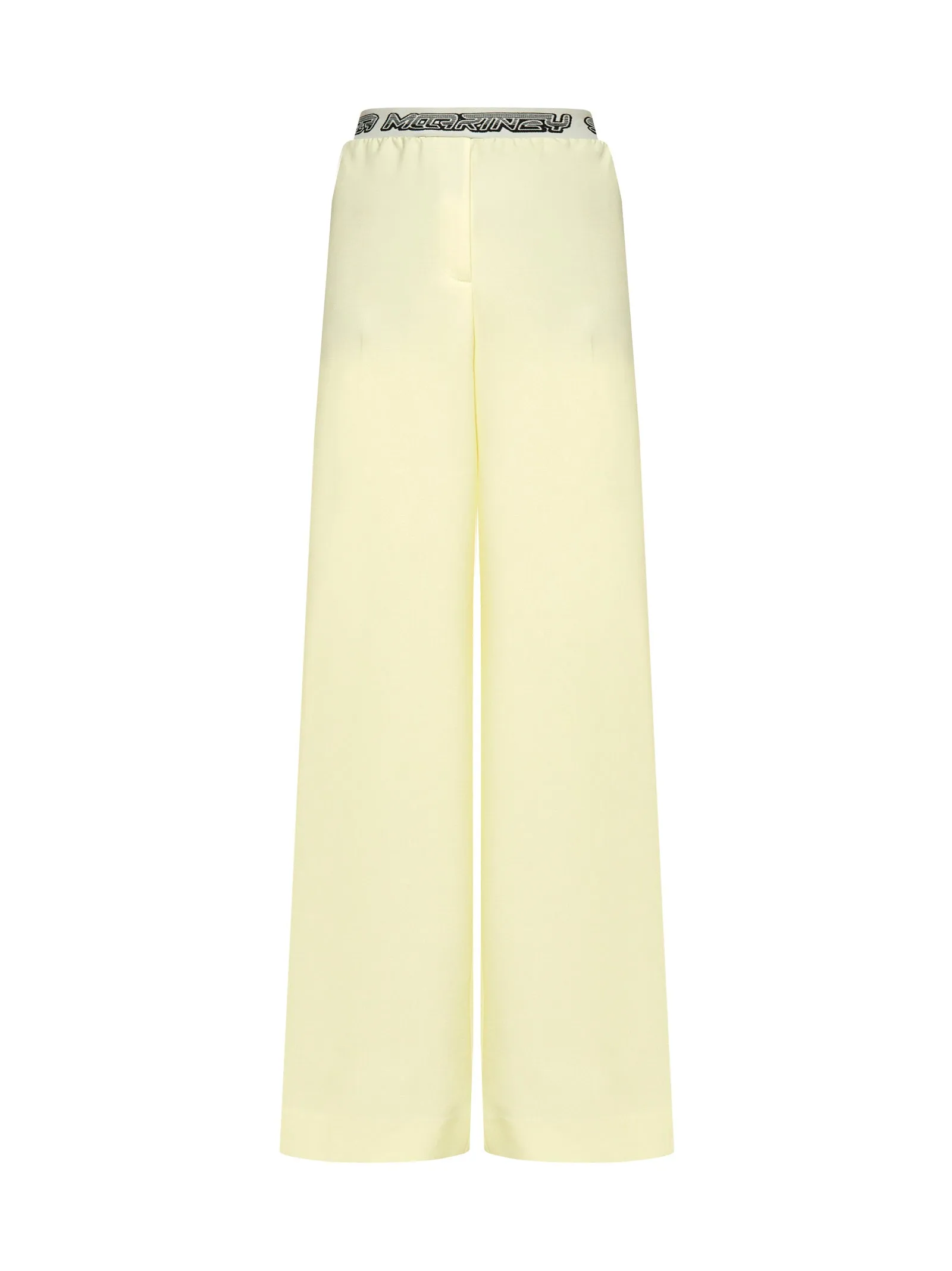 Stella McCartney Logo Tape Wide-Leg Trousers