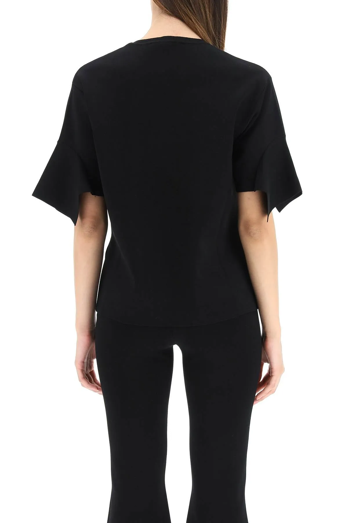 Stella McCartney Side Slites Crewneck Knitted Top