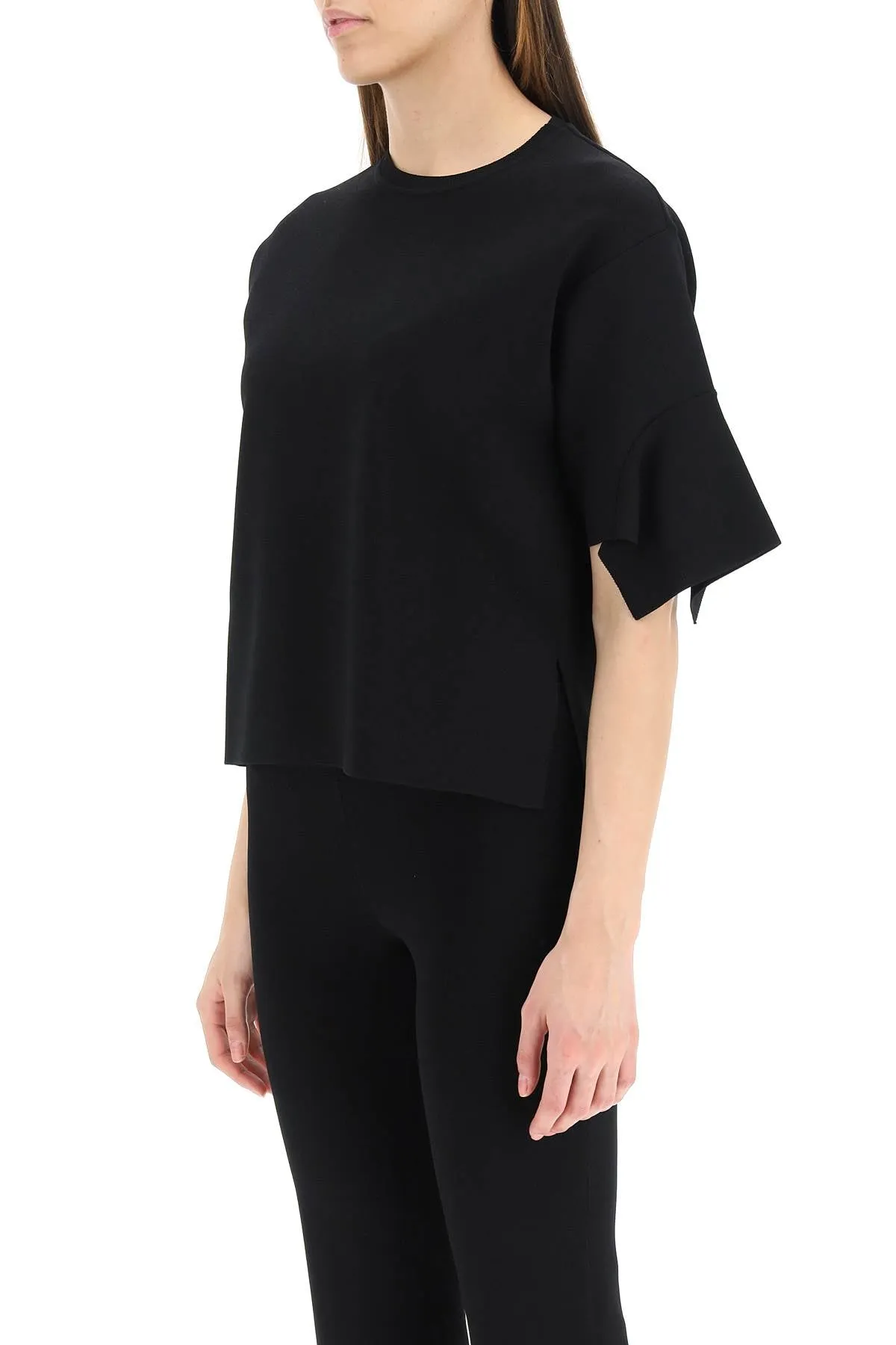 Stella McCartney Side Slites Crewneck Knitted Top