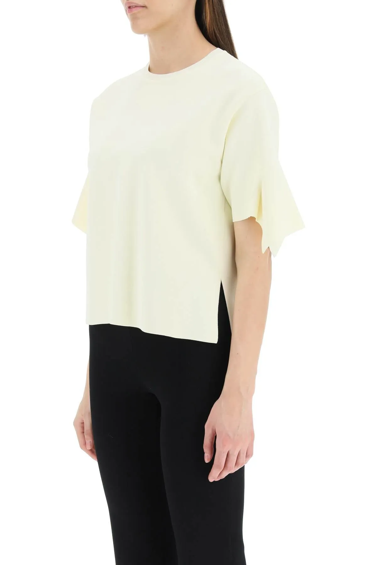 Stella McCartney Side Slites Crewneck Knitted Top