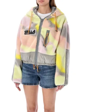 Stella McCartney Teddy Mat Zipped Cropped Jacket