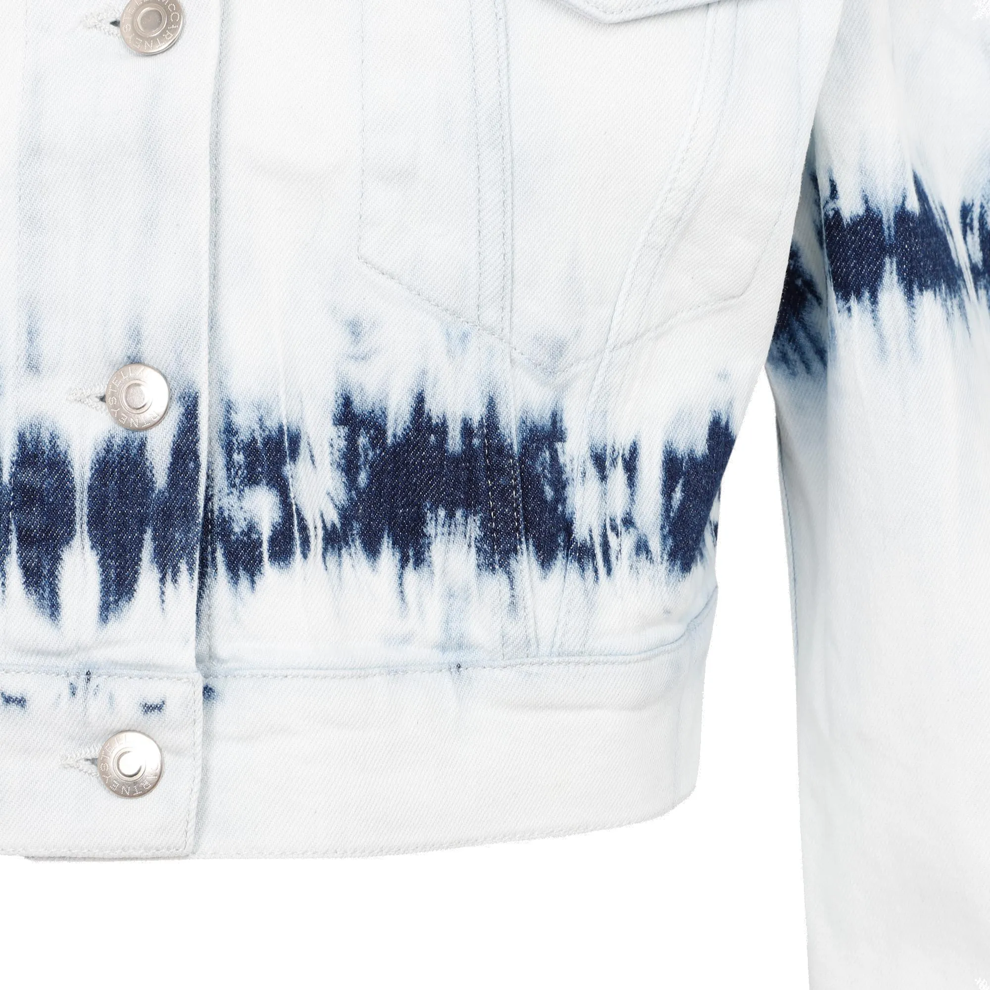 Stella McCartney Tie-Dye Cropped Denim Jacket