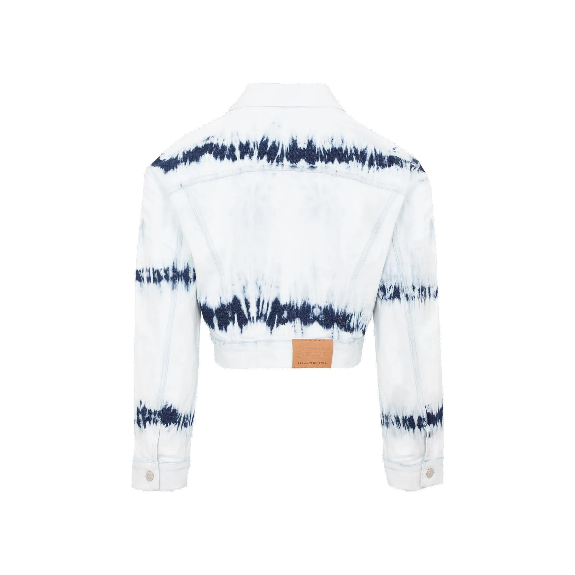 Stella McCartney Tie-Dye Cropped Denim Jacket