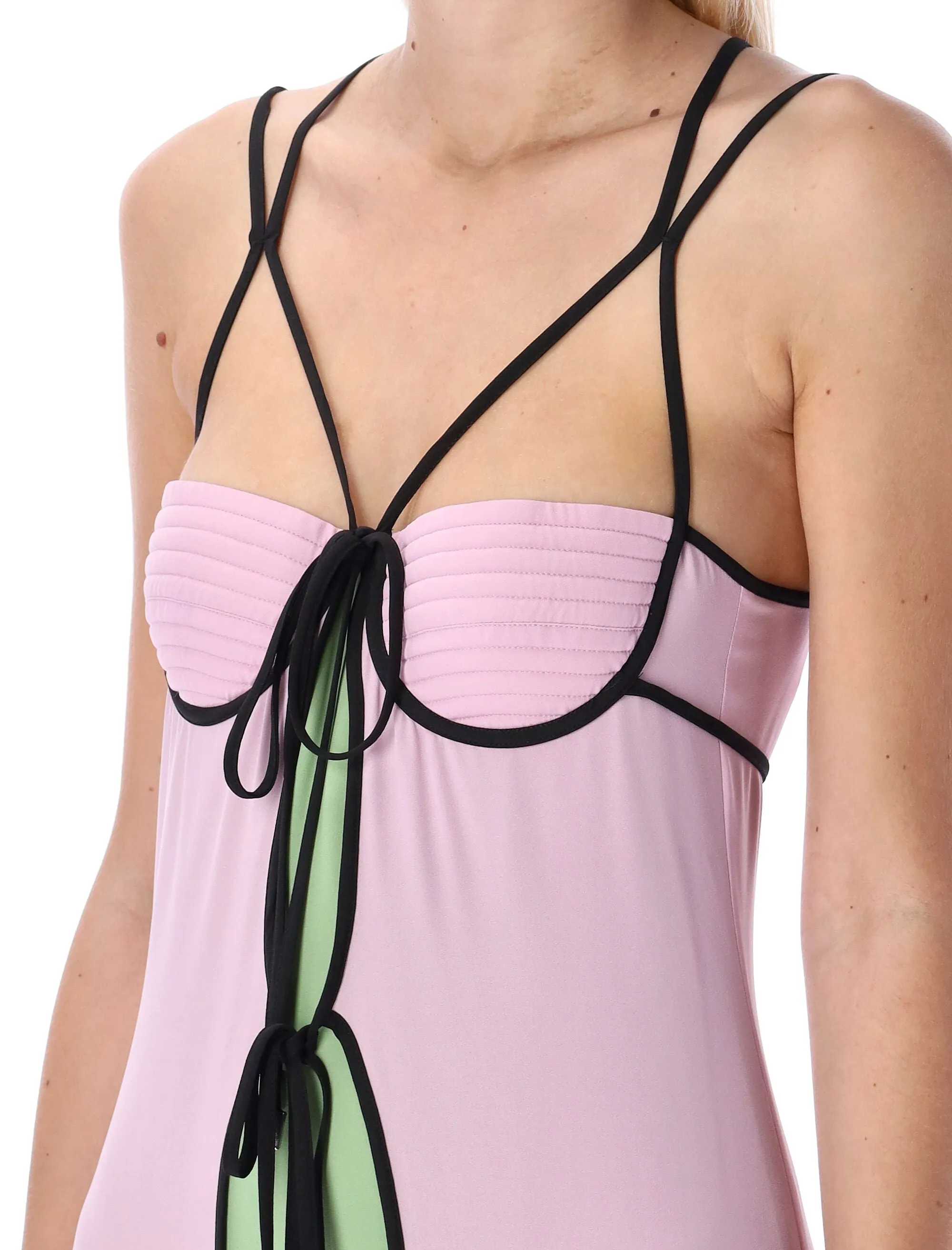 The Attico Suzan Sleeveless Maxi Dress