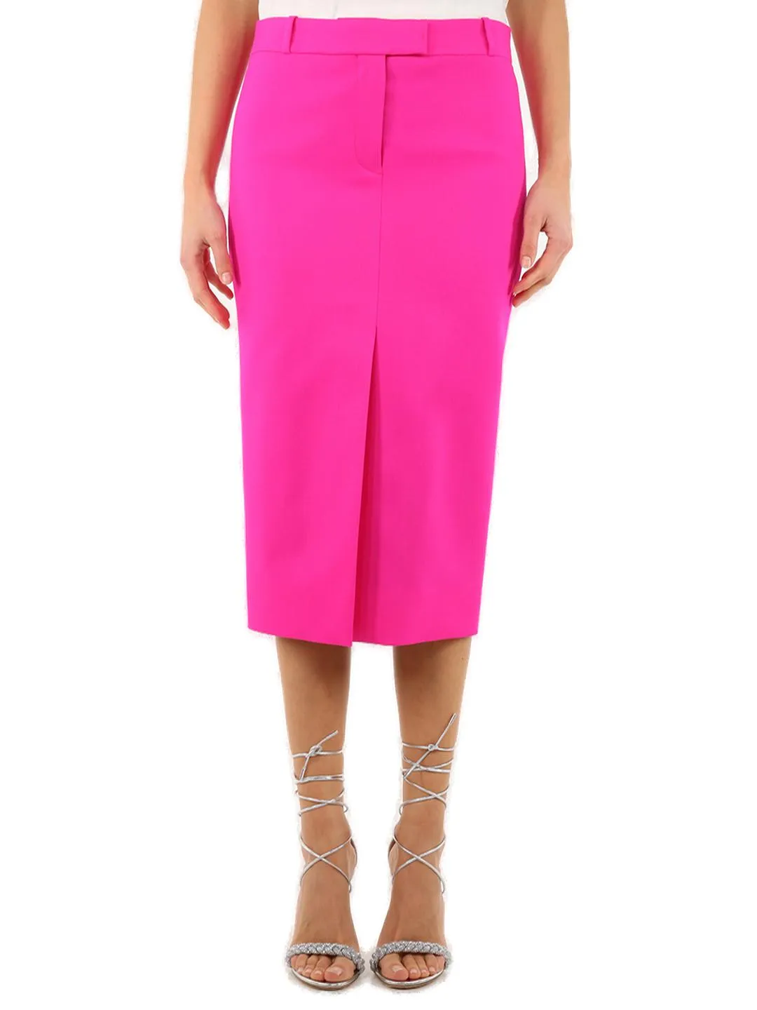 The Attico Tonal Design Pencil Skirt