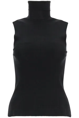 The Row Roll-Neck Sleeveless Top