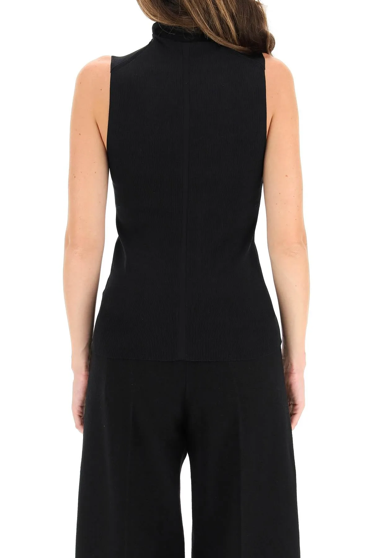The Row Roll-Neck Sleeveless Top