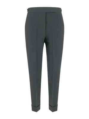 Thom Browne Slim Fit Low Rise Trousers