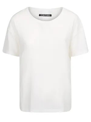 Tom Ford Logo Patch Crewneck T-Shirt