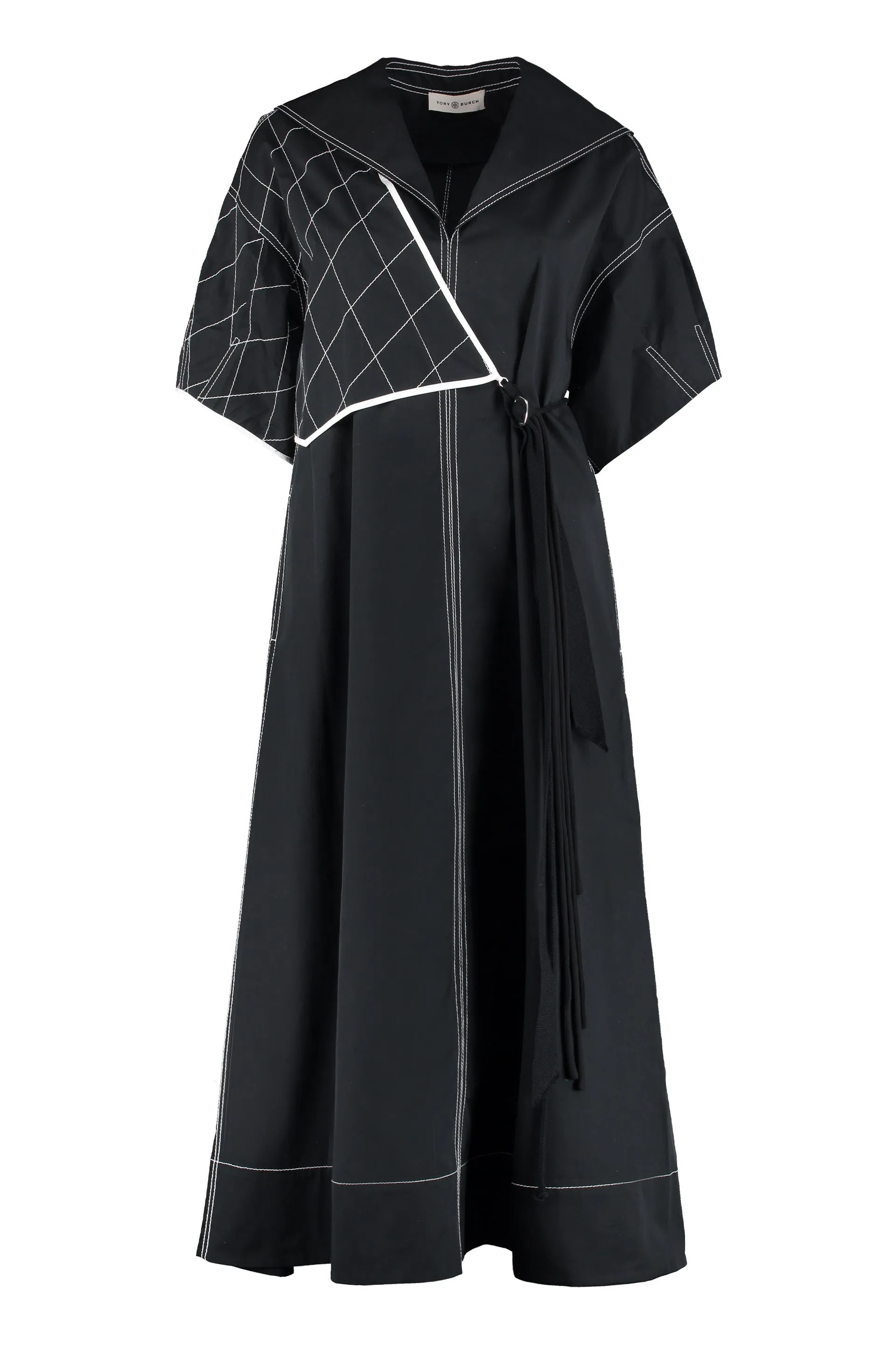 Tory Burch Diamond Top Stitch Sailor Dress