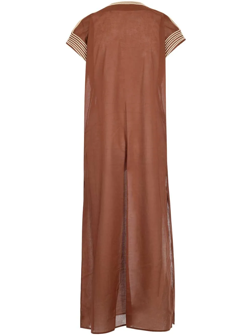 Tory Burch Embroidered Pattern Maxi Dress