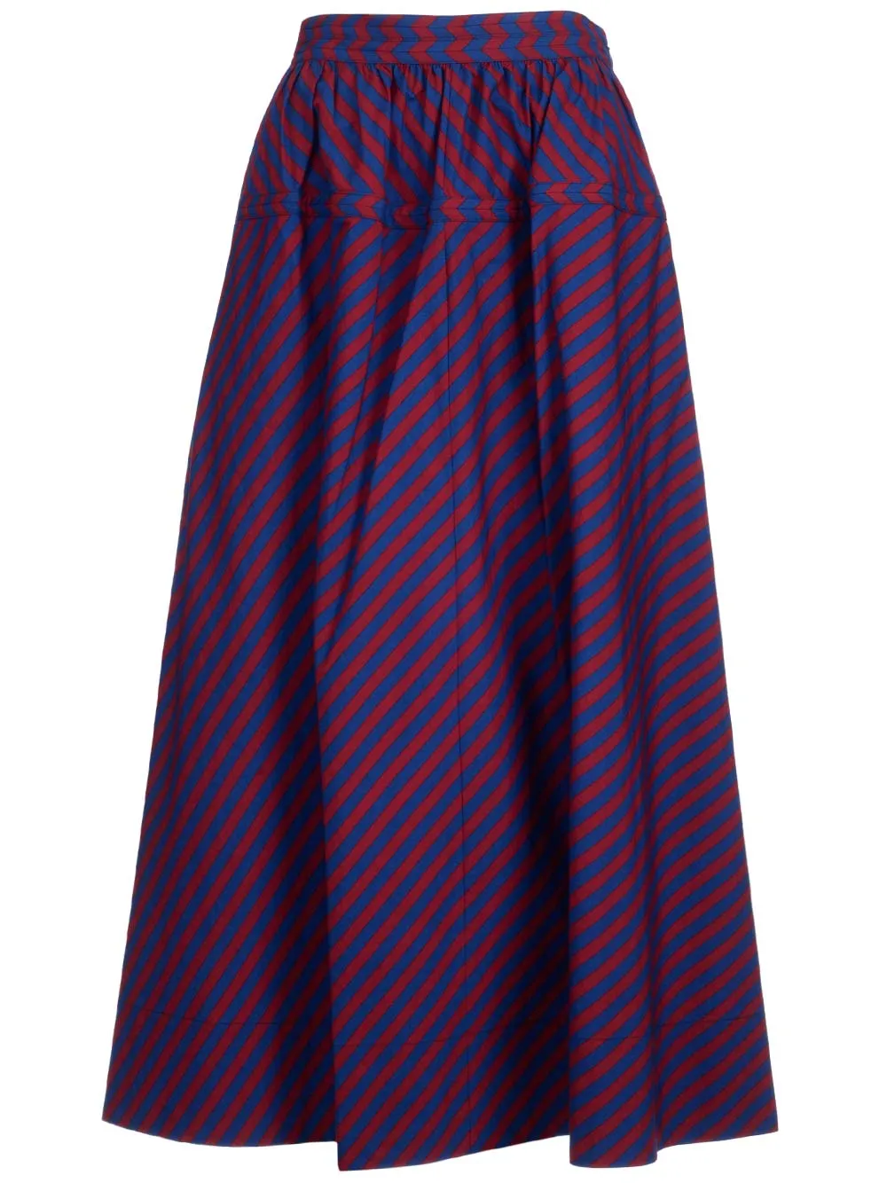 Tory Burch High-Waist Striped Maxi Skirt