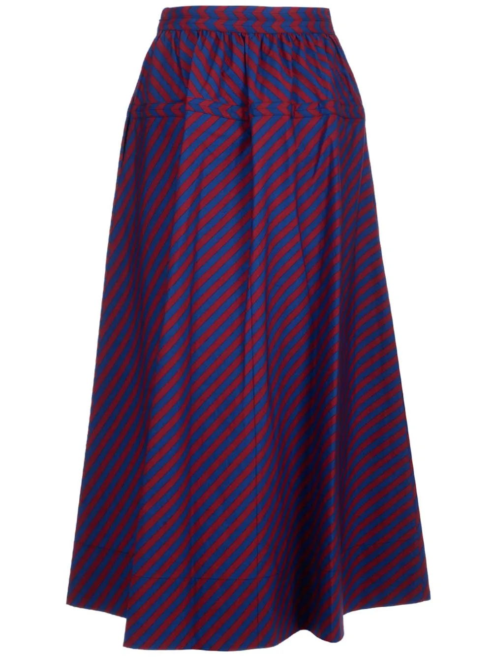 Tory Burch High-Waist Striped Maxi Skirt