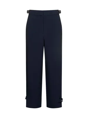 Tory Burch Straight Leg Crepe Pants