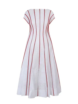 Tory Burch Striped Sleeveless Dress