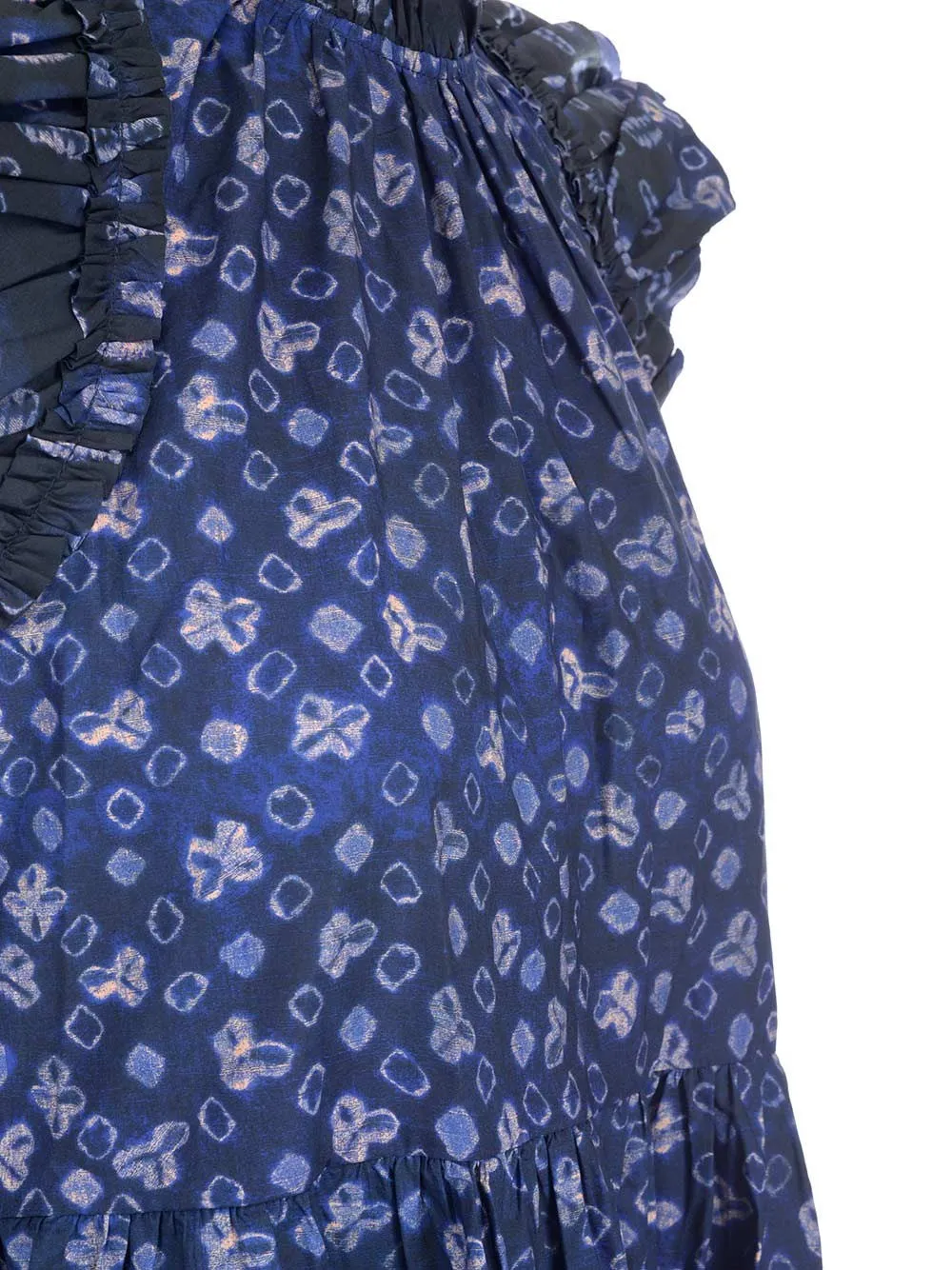 Ulla Johnson Joan Allover Graphic Printed Sleeveless Dress