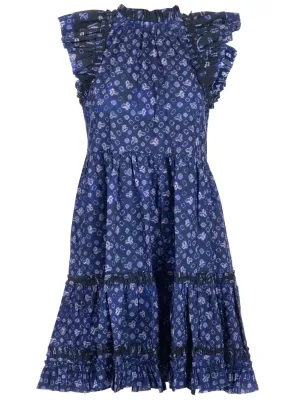 Ulla Johnson Joan Allover Graphic Printed Sleeveless Dress