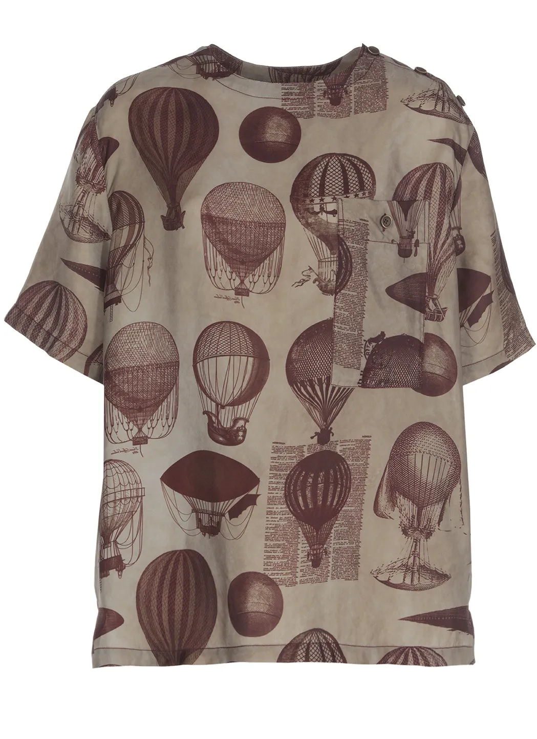 Uma Wang Balloon Printed Crewneck T-Shirt