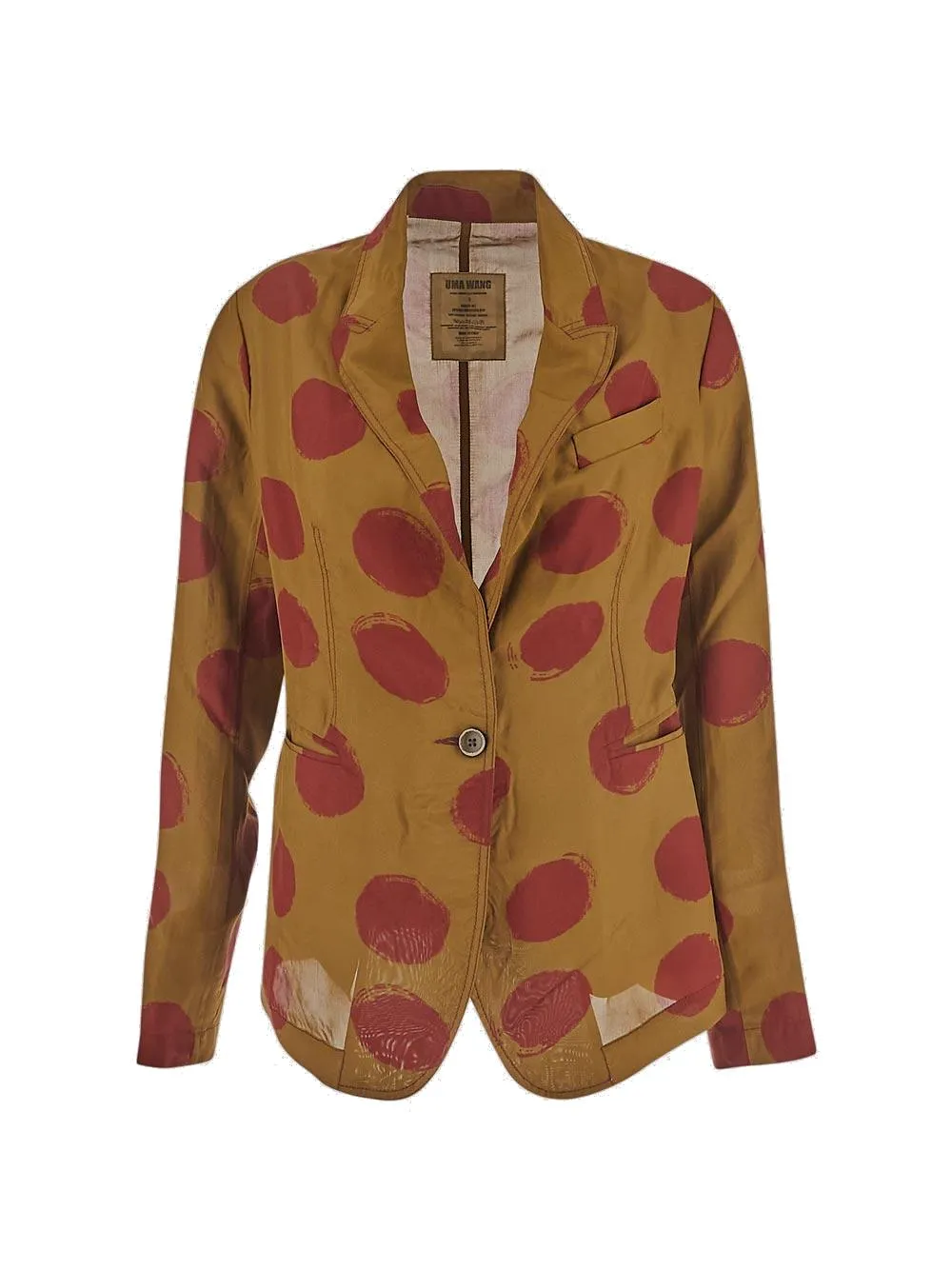 Uma Wang Karon Polka-Dot Print Jacket
