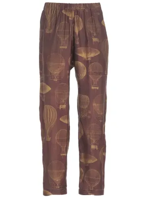 Uma Wang Palmer Graphic Printed Wide-Leg Pants