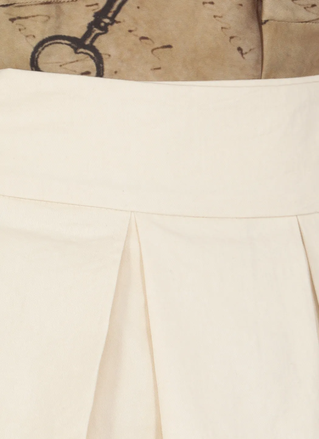 Uma Wang Pleat Detailed Midi Skirt