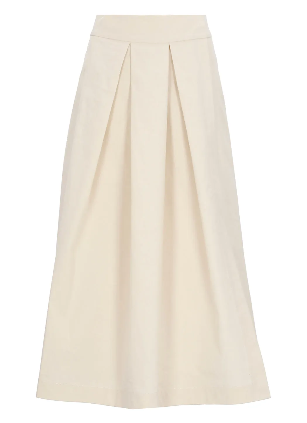 Uma Wang Pleat Detailed Midi Skirt