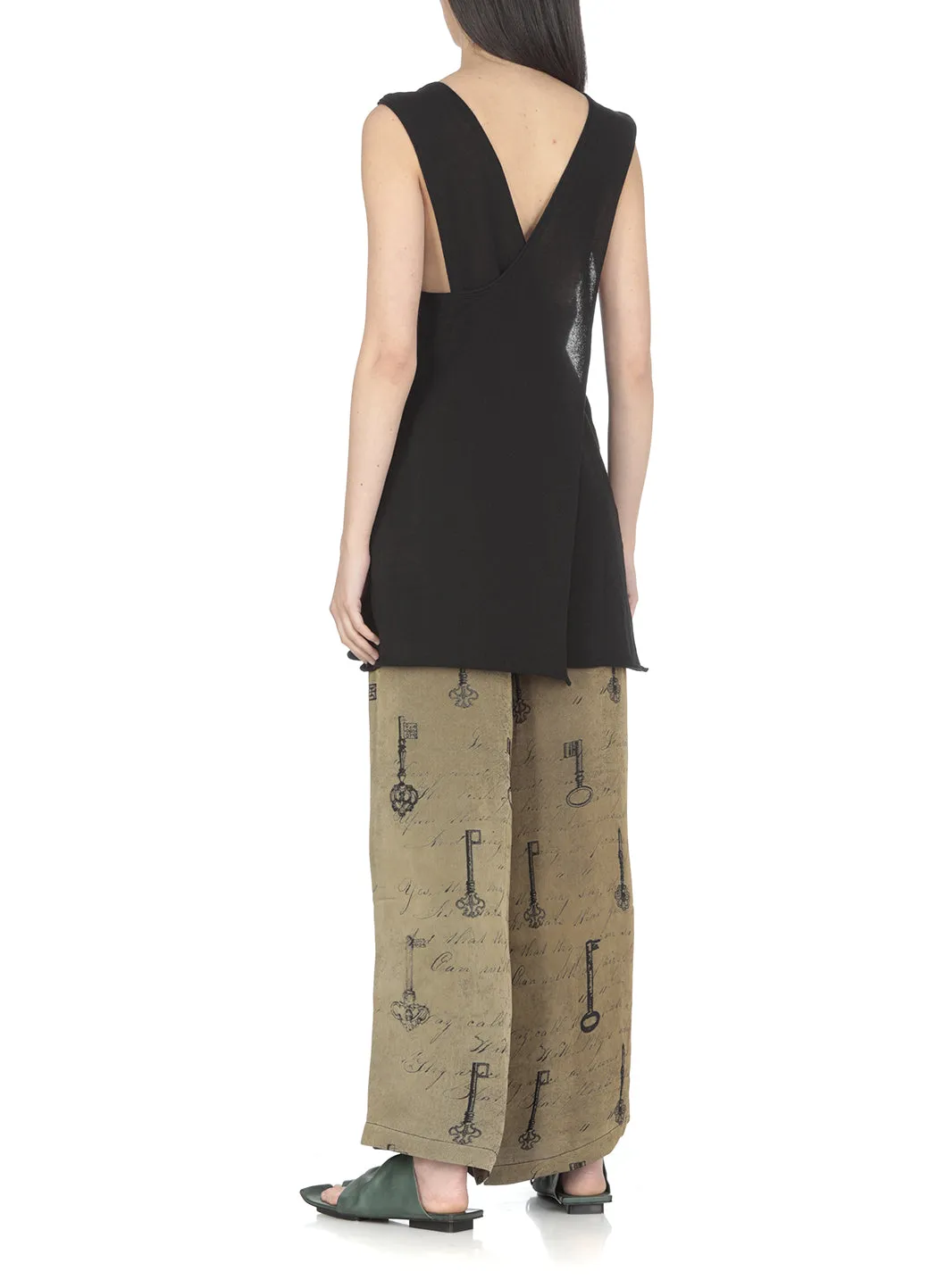 Uma Wang Sleeveless V-Back Top