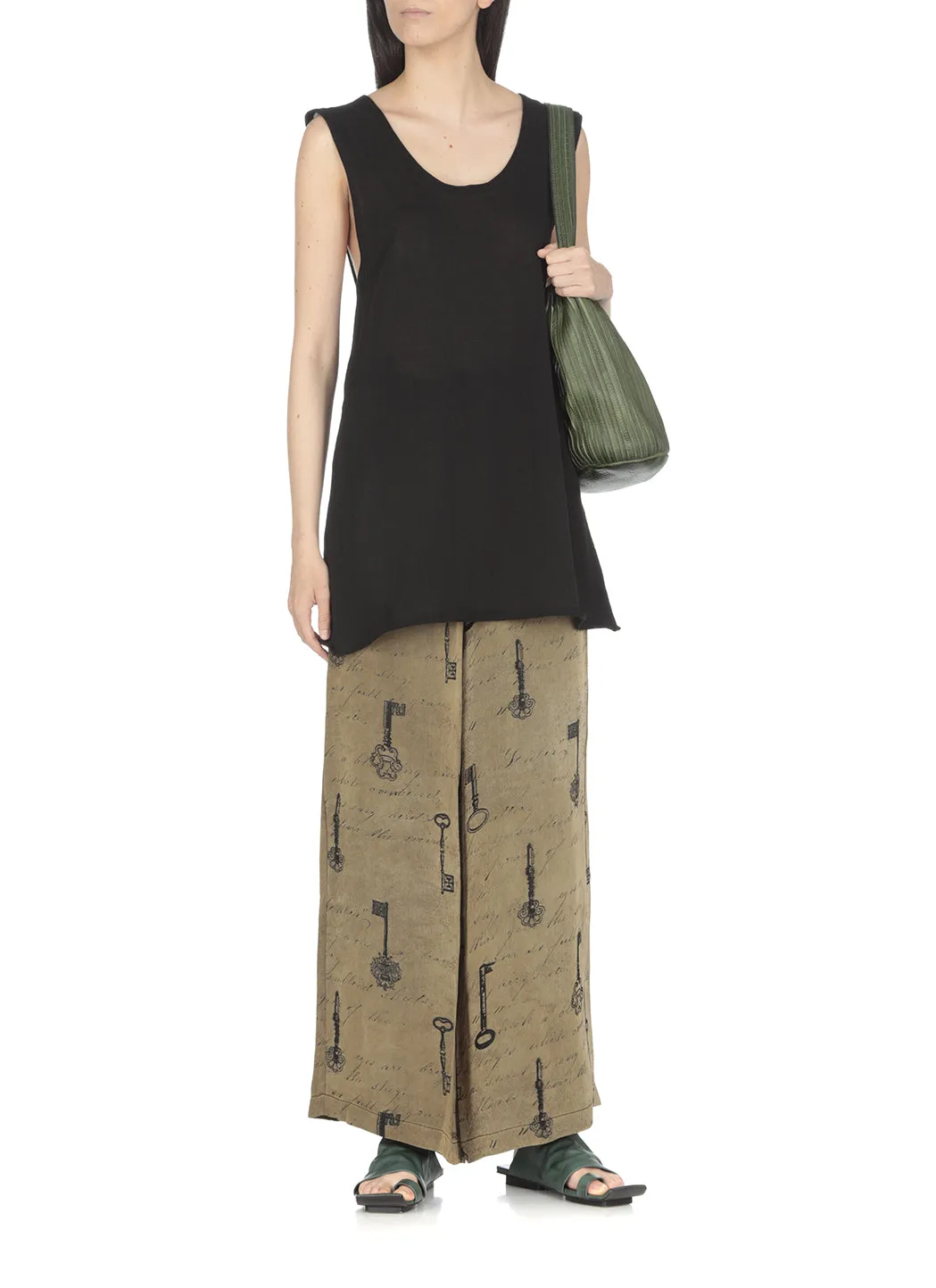 Uma Wang Sleeveless V-Back Top