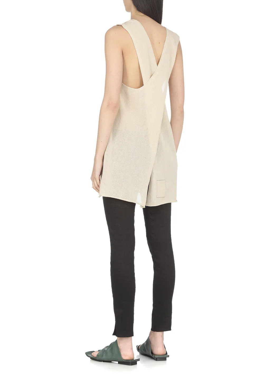 Uma Wang Sleeveless V-Back Top