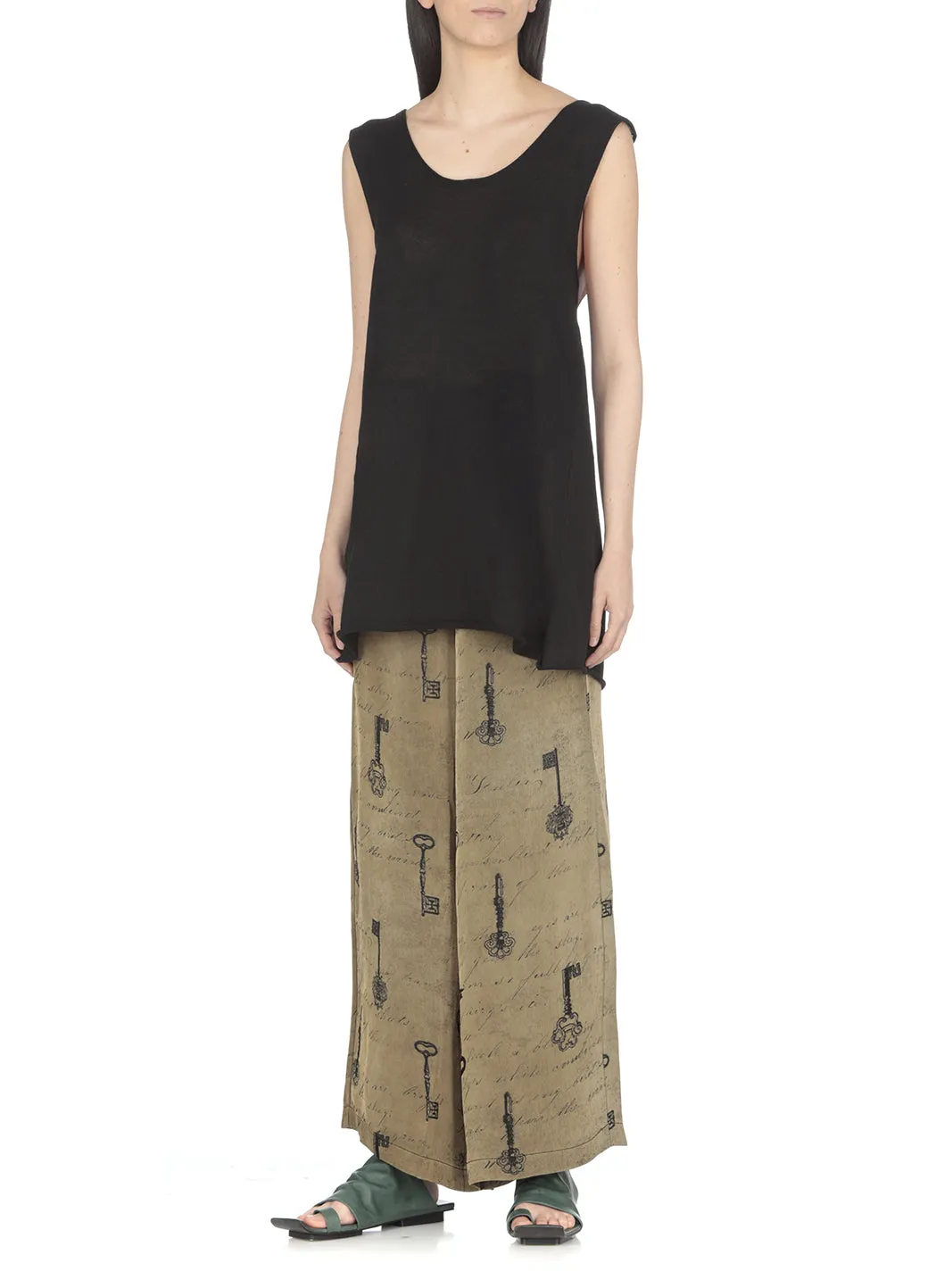 Uma Wang Sleeveless V-Back Top