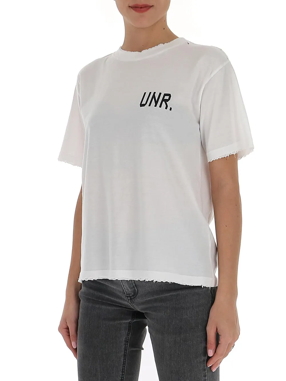Unravel Project Logo Print Crewneck T-Shirt
