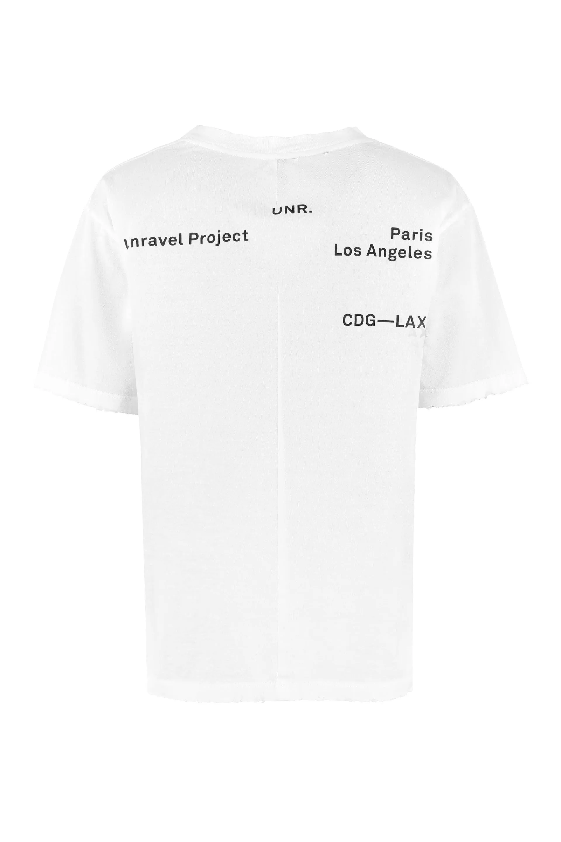 Unravel Project Logo Print Crewneck T-Shirt