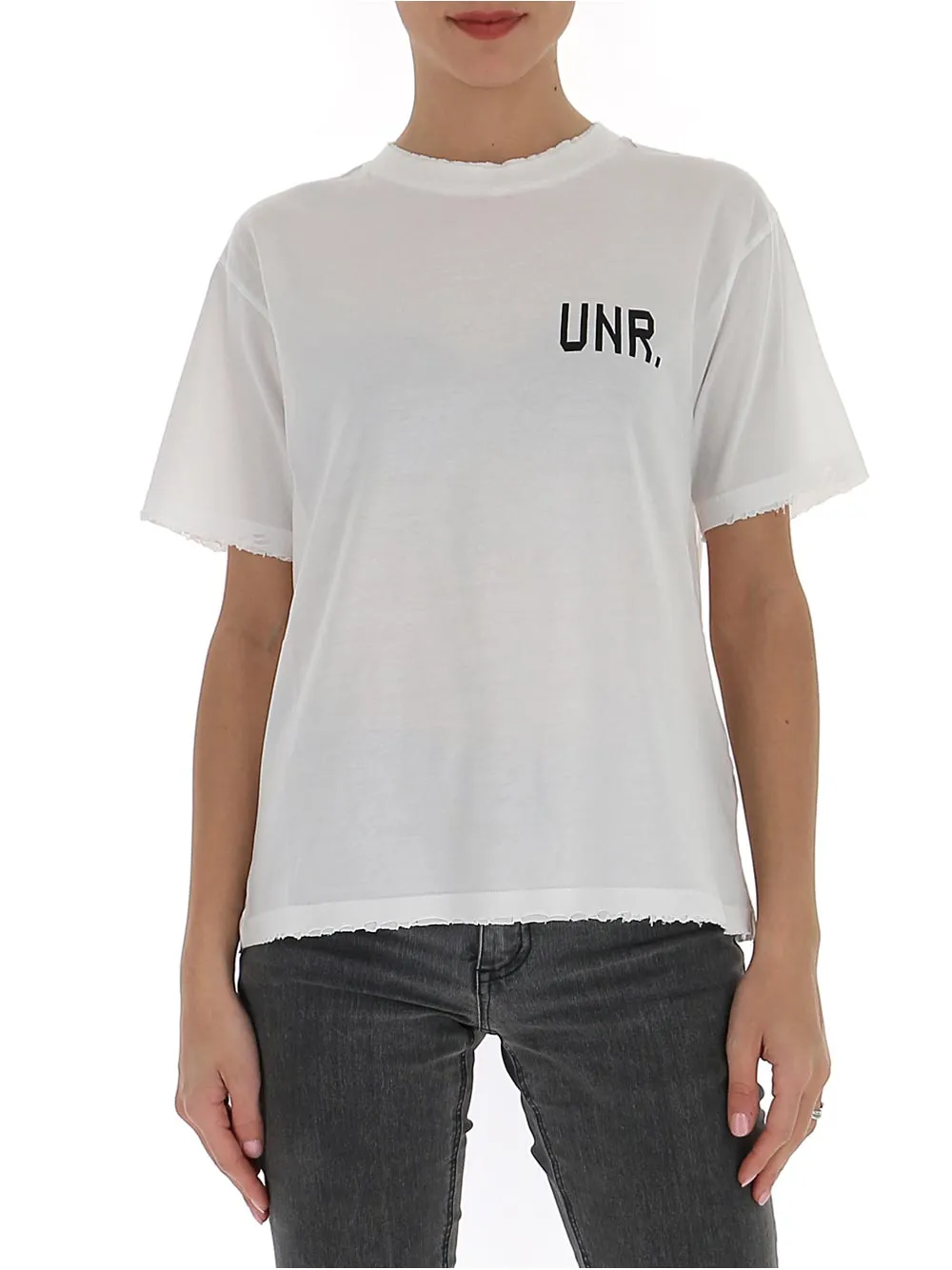 Unravel Project Logo Print Crewneck T-Shirt